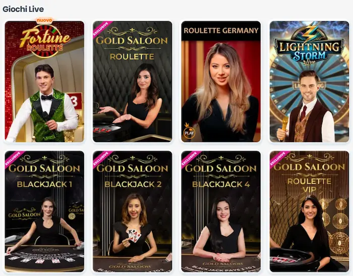 Cazimbo Casino Italia live